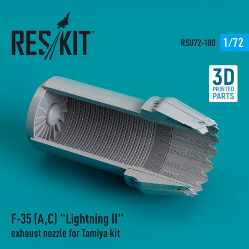 Reskit - F-35 (A,C) "Lightning II" exhaust nozzle for Tamiya kit (3D Printed) (1/72)