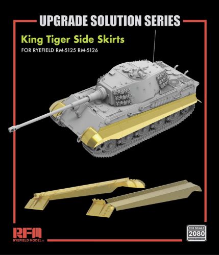 Rye Field Model - Upgrade set f.RFM5125,-5126 King Tiger Side Skirts