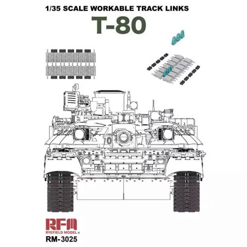 Rye Field Model - T-80 Workable Track Links