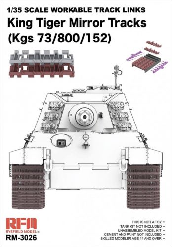 Rye Field Model - 1/35 King Tiger Mirror Tracks