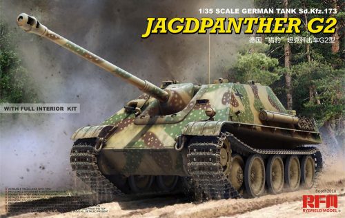 Rye Field Model - Jagdpanther G2 with full interior & workable track links