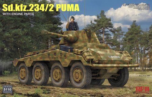 Rye Field Model - Sd.Kfz. 234/2 PUMA w/engine parts