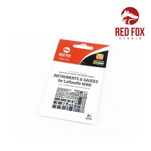 Red Fox Studio - 1/32 Instruments & gauges set for Luftwaffe WWII (Independent)