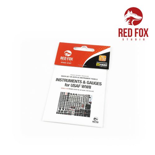 Red Fox Studio - 1/32 Instruments & gauges set for USAF WWII (Independent)