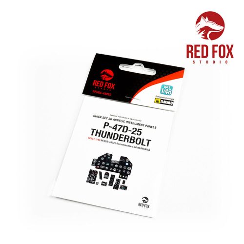 Red Fox Studio - 1/48 P-47D-25 Thunderbolt (for Hasegawa Kit)