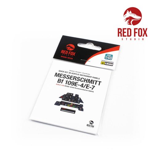 Red Fox Studio - 1/48 Messerschmitt Bf 109E-4/7 (for Tamiya kit)