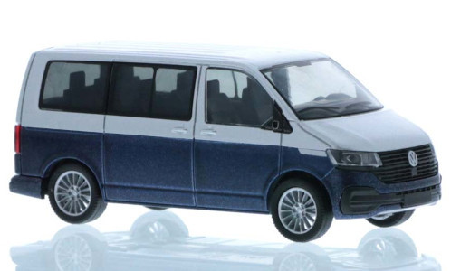 Rietze - VW T6.1, silber/dunkelblau, 1:87