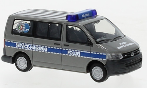 Rietze - VW T5 Bus, 2010, Polizei Servicefahrzeug, 1:87