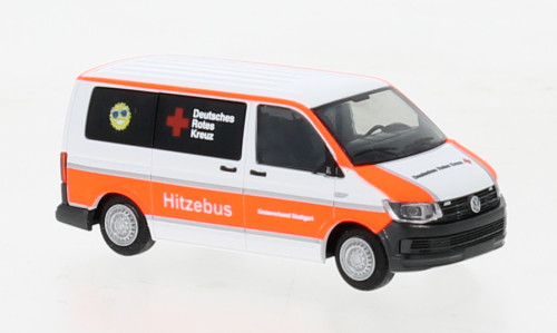 Rietze - VW T6, DRK KV Stuttgart - Hitzebus, 1:87