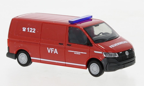 Rietze - VW T6.1 Kasten, rot, Landesfeuerwehrkommando Salzburg (AT), 1:87