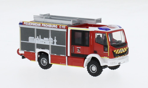 Rietze - Iveco Magirus HLF Team Cab, Feuerwehr Frohburg, 1:87