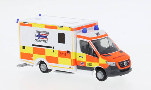 Rietze - Wietmarscher Ambulanzfahrzeuge RTW, 2018, Rettungsdienst Bäuerle Ambulanz Augsburg, 1:87