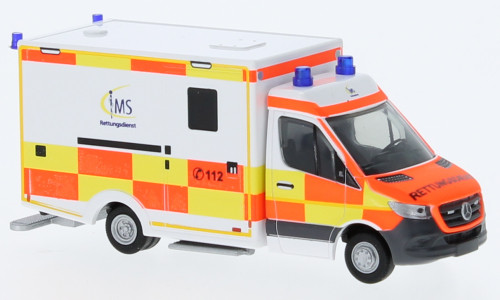 Rietze - Wietmarscher Ambulanzfahrzeuge RTW, 2018, IMS Rettungsdienst München, 1:87