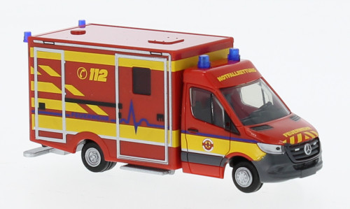 Rietze - Wietmarscher Ambulanzfahrzeuge RTW, 2018, Feuerwehr Delmenhorst, 1:87