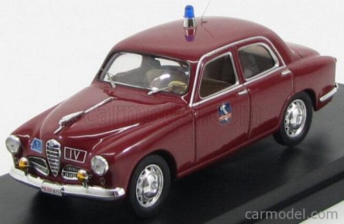 Rio-Models - Alfa Romeo 1900 50Th Anniversary Polizia Autostradale Autostrada Del Sole 1964-2014 Red