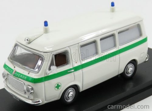 Rio-Models - Fiat 238 Ambulanza Croce Verde Lugano - Svizzera White Green