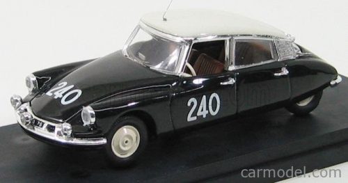 Rio-Models - Citroen Ds19 N 240 Mille Miglia 1957 Zore - Dubessay Black Ivory