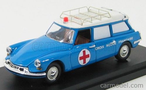 Rio-Models - Citroen Id19 Break Croix Rouge 1958 - Ambulance Bluette White