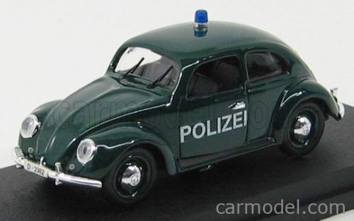 Rio-Models - Volkswagen Beetle Polizei Police 1953 Green