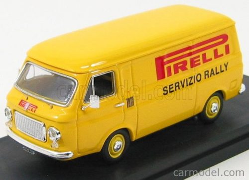 Rio-Models - Fiat 238 Van Assistenza Clienti Rally Pirelli 1971 Yellow