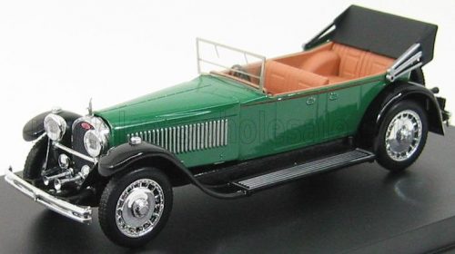 Rio-Models - BUGATTI 41 ROYALE TORPEDO OPEN 1928 GREEN BLACK