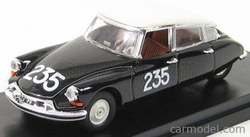 Rio-Models - Citroen Ds19 N 235 Mille Miglia 1957 Renaud - Gordine Black White