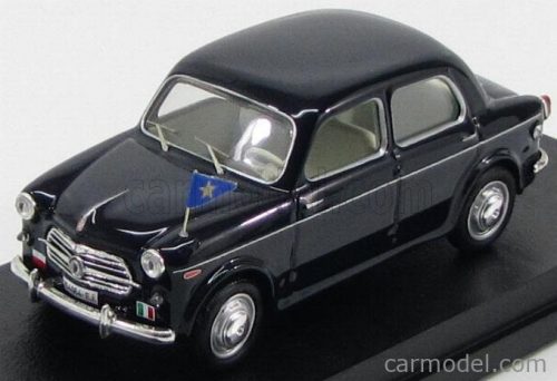 Rio-Models - Fiat 1100 103Tv Esercito Italiano 1955 Auto Del Generale - Military Command Car Black