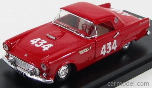 Rio-Models - Ford Usa Thunderbird Coupe N 434 Mille Miglia 1957 Smadsa - Raselli Red