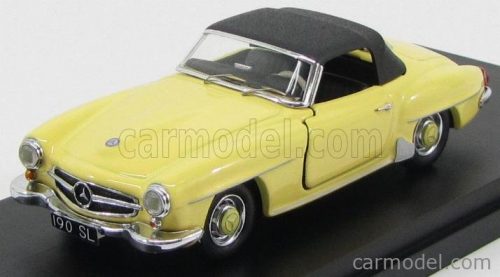 Rio-Models - Mercedes Benz Sl-Class 190Sl (W121) Spider Closed 1955 Cream Black