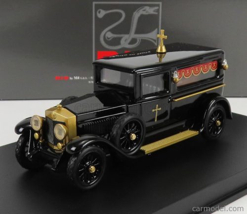 Rio-Models - Fiat 519 Carro Funebre - Hearse - Funeral Car With Coffin 1924 Black