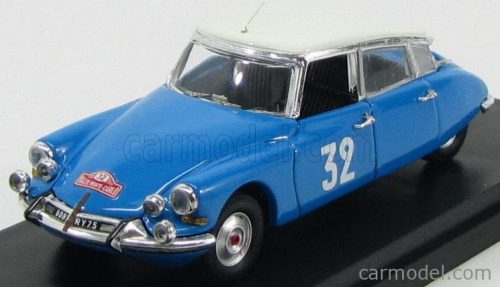 Rio-Models - Citroen Ds21 N 32 Winner Rally Montecarlo (Dames) 1966 Poinetet - Fougeray Bluette White