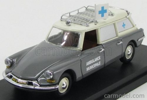 Rio-Models - Citroen Ds19 Break Ambulanza Municipale 1962 - Ambulance 2 Tone Grey