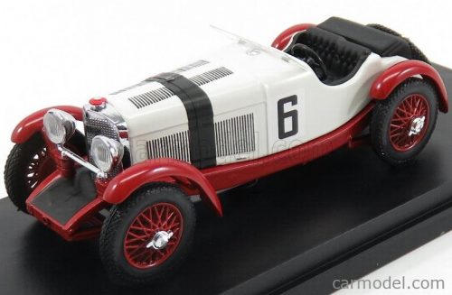 Rio-Models - Mercedes Benz Sskl Spider N 6 Winner Eifelrennen Nurburgring 1927 Rudolf Caracciola White Bordeaux