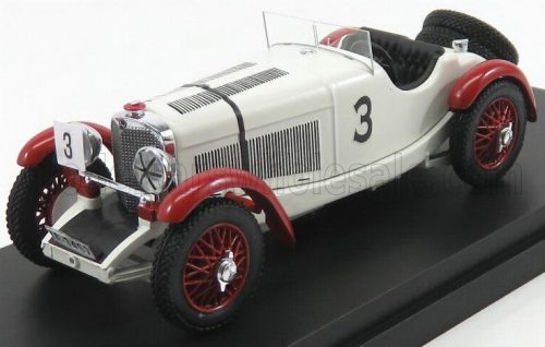 Rio-Models - MERCEDES BENZ SSK N 3 WINNER IRISH GP 1930 R.CARACCIOLA WHITE BORDEAUX