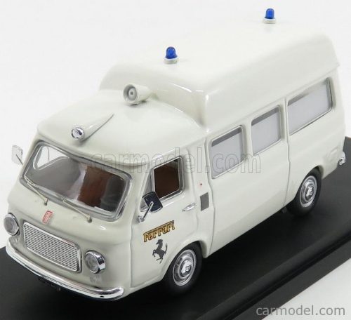 Rio-Models - Fiat 238 Ambulance Tetto Alto Ferrari Fiorano 1972 White