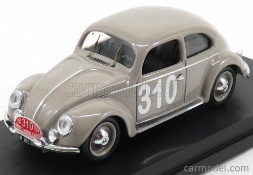 Rio-Models - Volkswagen Beetle Maggiolino N 310 Rally Montecarlo 1954 Mourier - Ramsing Grey