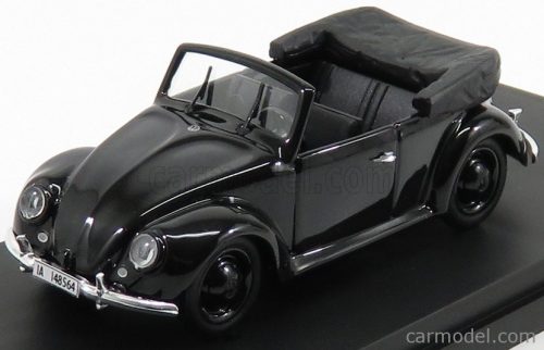 Rio-Models - Volkswagen Beetle Kafer Kdf Cabriolet Gift For The 50Th Birthday Of Adolf Hitler - 20 April 1939 Black