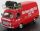 Rio-Models - Fiat 238 Van Tetto Alto Con Portapacchi Assistenza Corse Lancia 1973 - High Roof With Rack Red