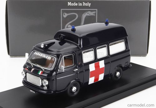 Rio-Models - Fiat 238 Ambulanza Carabinieri 1970 Dark Blue