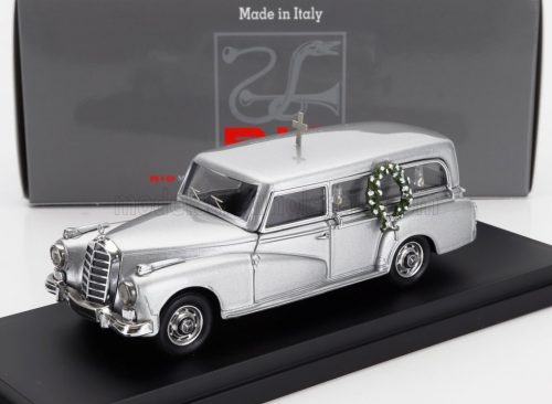 Rio-Models - MERCEDES BENZ 300D HEARSE - CARRO FUNEBRE - FUNERAL CAR 1960 SILVER