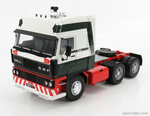 Road-Kings - Daf 3600 Space Cab Tractor Truck 3-Assi 1986 White Green Red