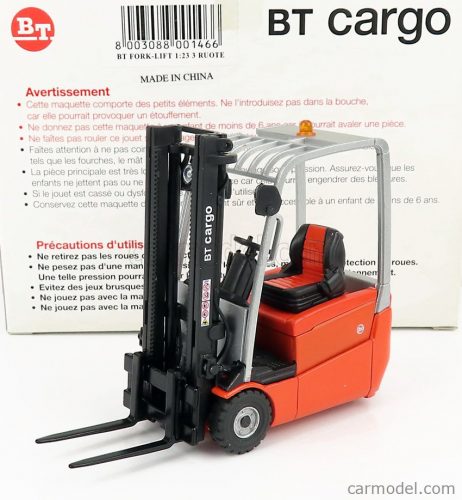 Ros-Model - Bt Cargo B316 Carrello Elevatore Verticale - Vertical Order Picker 3 Wheels Black Orange