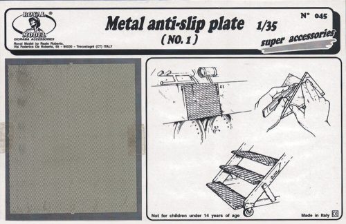 Royal Model - Metal anti-slip plate n.1