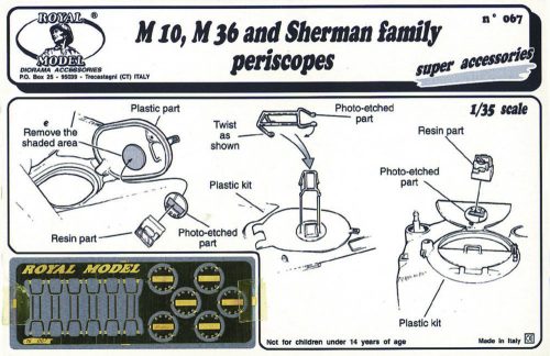 Royal Model - Sherman family periscopes