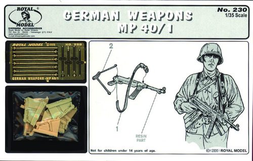 Royal Model - German weapons-MP40/1 (1/35 scale)