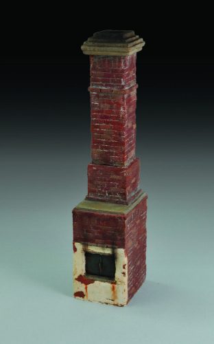 Royal Model - Russian house fireplace & chimney