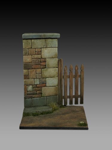 Royal Model - Base with wall and gate (cm 5x5)