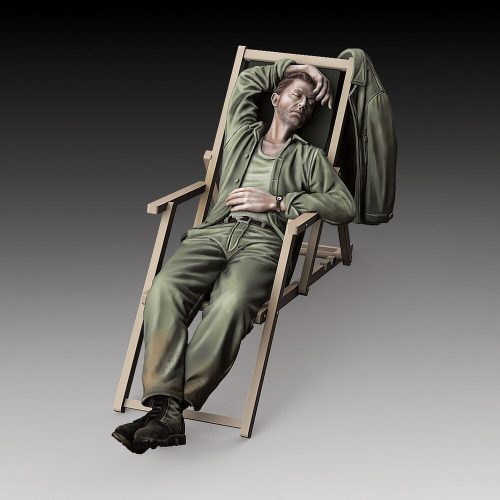 Royal Model - U.S. soldier who sleeps - WWII