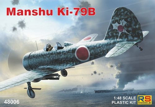 RS Models - Plastikový model letadla 1/48 Manshu Ki-79 B Trainer   3 decal v. for Japan, Indonesia