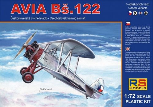 RS Models - Plastikový model letadla 1/72 Avia Bš-122 trainer 5 decal v. for Bulgaria, Czech, Luftwaffe, Slovaki